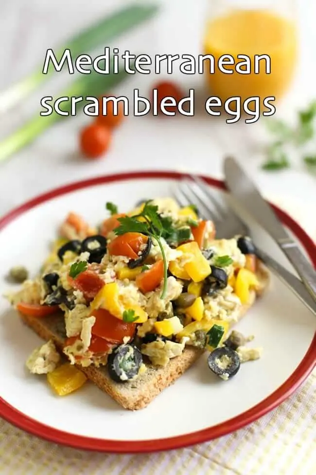 Mediterranean Scrambled Eggs