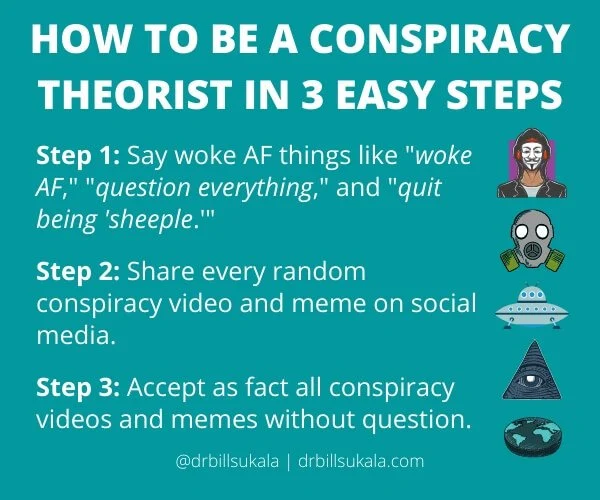 how to be a conspiracy theorist