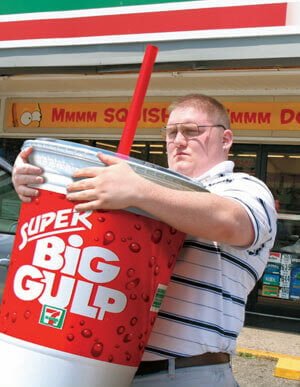 711 big gulp sugar
