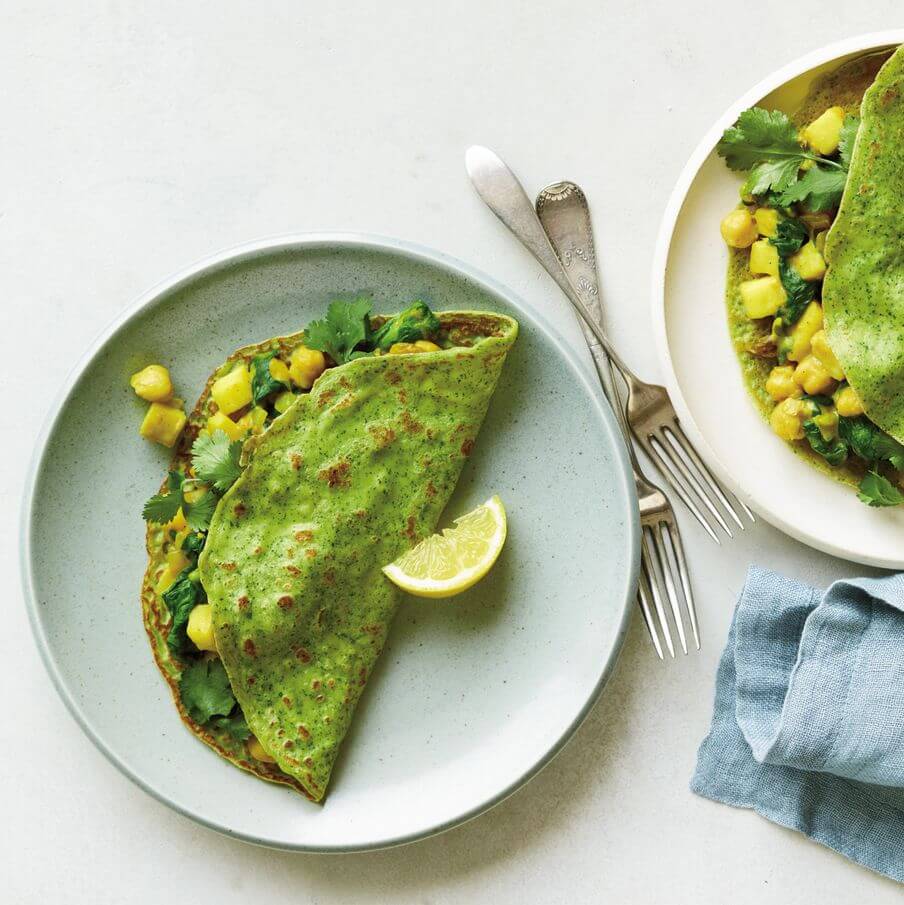 spinach curry lunch recipe idea
