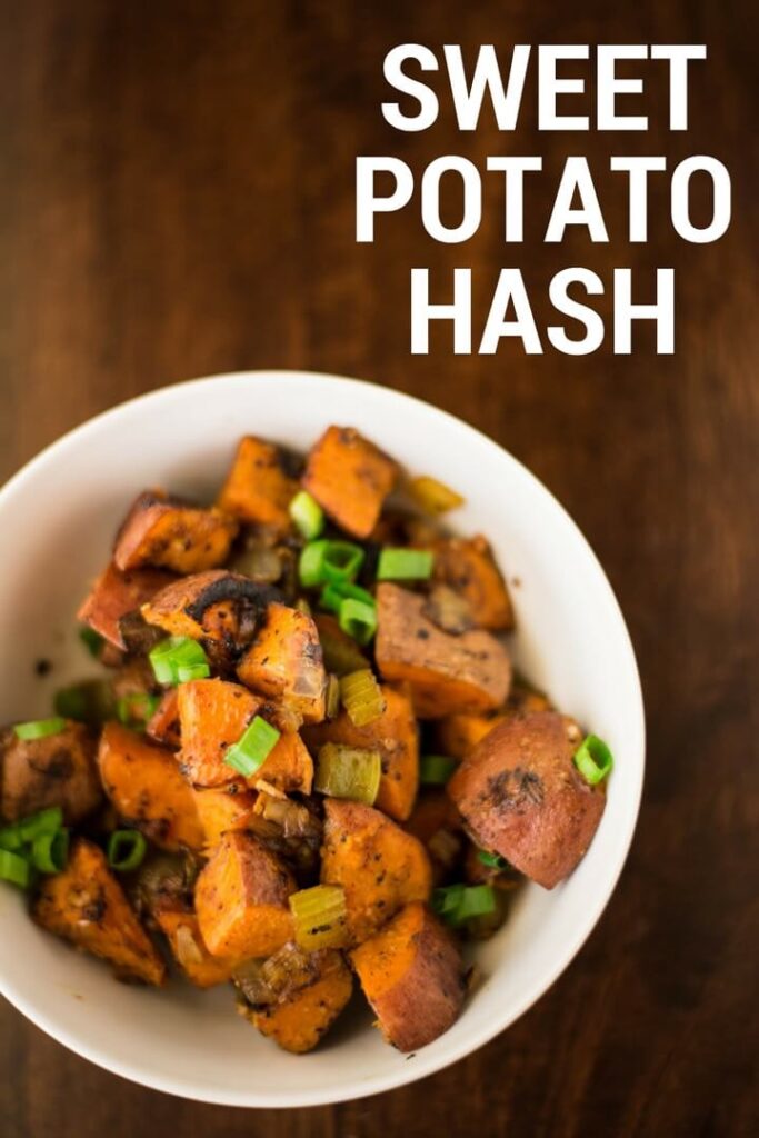 Sweet potato hash Mediterranean diet Healthy Lunch Recipe ideas
